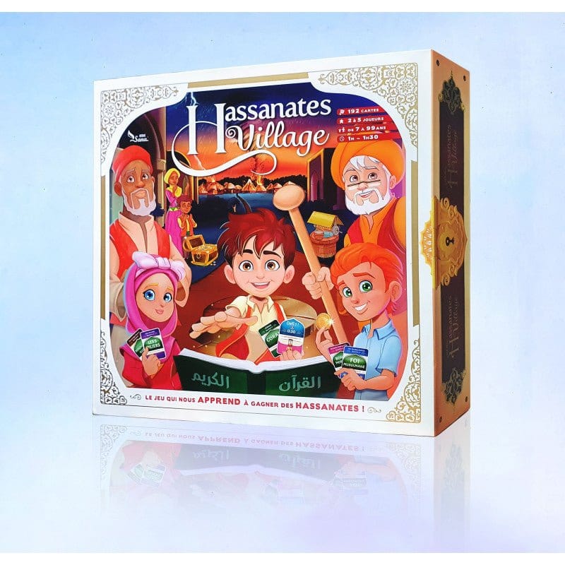 Jeu De Société Hassanates Village (De 7 À 99 Ans) - Sana Kids Sana Jeu Islam 3700495421119 Librairie Musulmane Al-imen