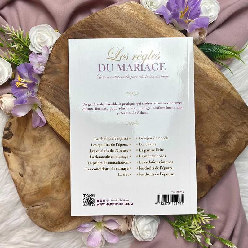 Les règles du mariage - Le livre indispensable pour réussir son mariage - Nouvelle édition - Amr 'Abd al-Mun'im Salîm Al-Hadîth Livre Islam Mariage 9782875452184 Librairie Musulmane Al-imen