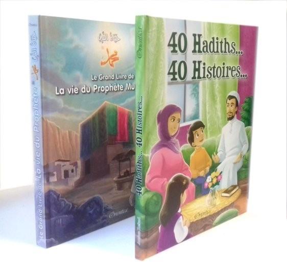 Pack 2 livres : Le Grand Livre de la Vie du Prophète Muhammad + 40 Hadiths... 40 Histoires... (Cartonnés de luxe) Al-imen Livre > Islam 9782492026065 Librairie Musulmane Al-imen