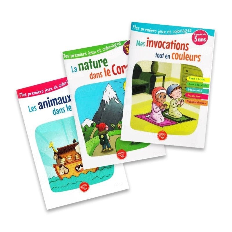 Pack 3 livres Graines de foi - Les animaux dans le Coran - Mes invocations tout en couleurs - La nature dans le Coran Graines de Foi Livre > Islam 9782492026102 Librairie Musulmane Al-imen