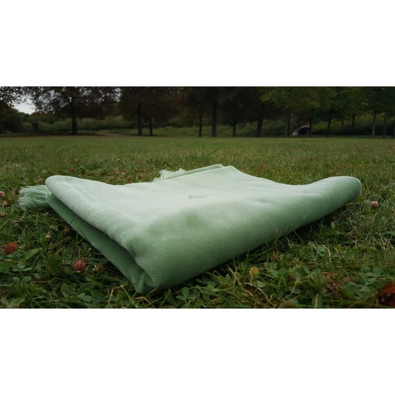 Tapis de Prière Velours Luxe couleur unie - VERT SAUGE Sana Tapis de prière > Velours 3700495419376 Librairie Musulmane Al-imen
