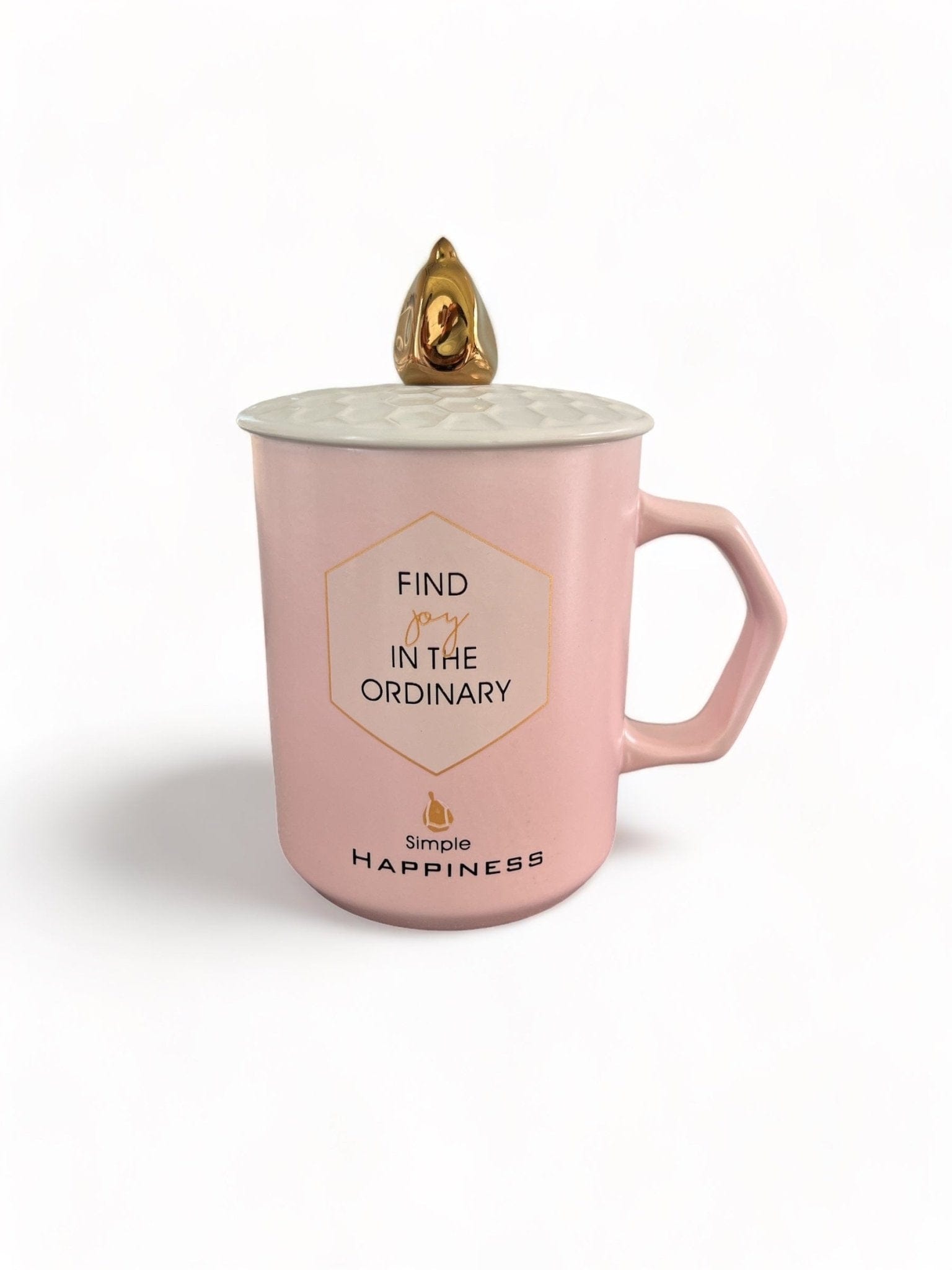 Tasse en céramique couleur pastel avec phrase motivante - Couleur Rose Bonbon - 250 ml Al-imen Décoration 9782492025365 Librairie Musulmane Al-imen