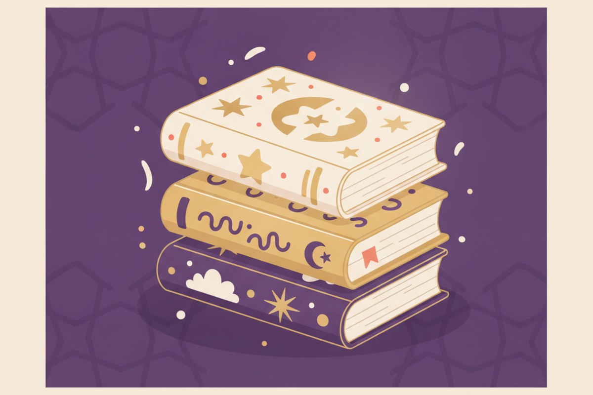 Livres Islam pour enfants | Guide par âge, thèmes et niveaux — illustration AL-IMEN