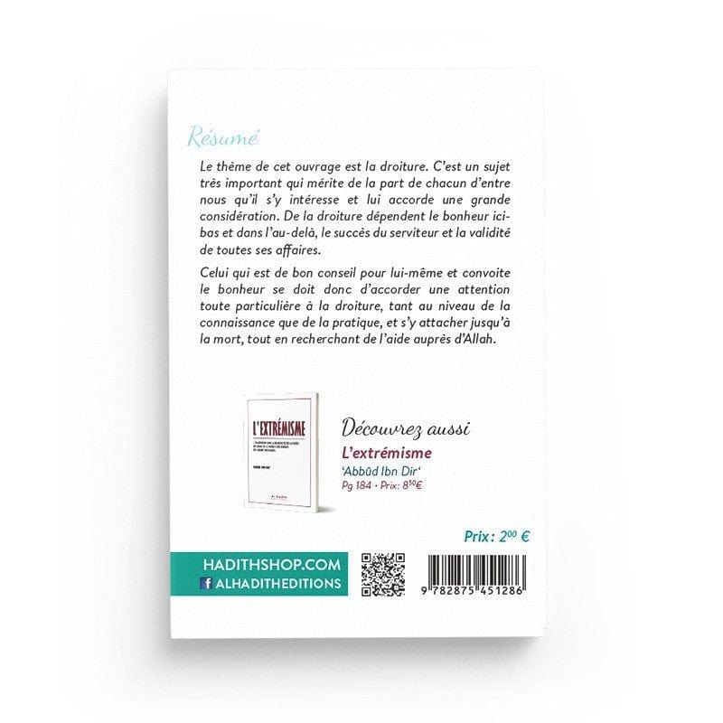10 règles dans la droiture - 'Abd al-Razzâq al-Badr Al-Hadîth Livre > Islam > Tawhid / Aqidah (Croyance) 9782875451286 Librairie Musulmane Al-imen