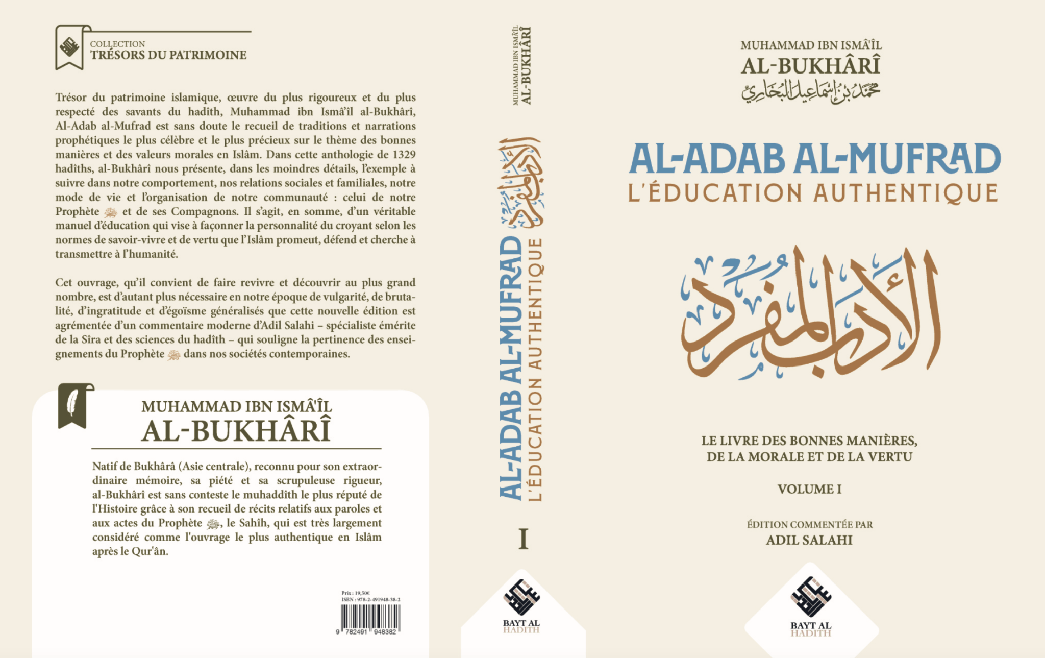 Al-Adab Al-Mufrad – L’éducation authentique écrit par Al-Bukhari Ribât Livre > Islam > Tawhid / Aqidah (Croyance) 9782491948382 Librairie Musulmane Al-imen