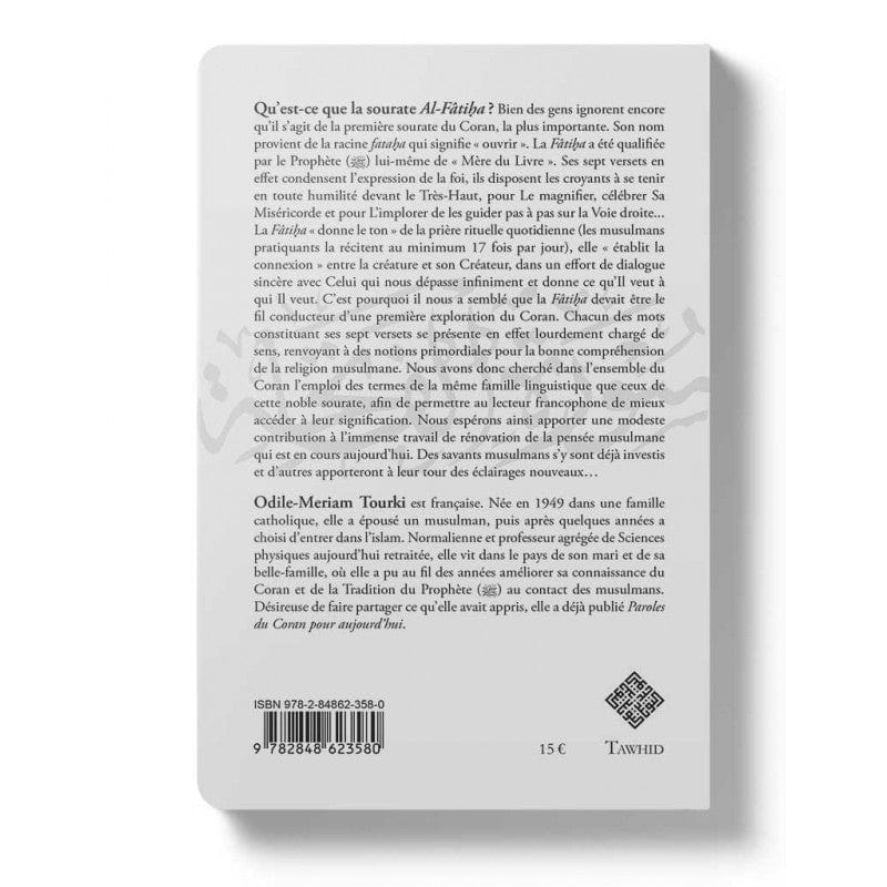 Al-Fatiha Clé du Coran Tawhid Livre sur le Coran Tafsir 9782848623580 Librairie Musulmane Al-imen