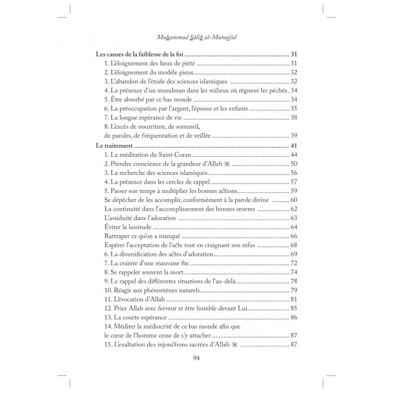 Comment augmenter ma foi - Muhammad Sâlih al-Munajjid Al-Hadîth Livre > Islam > Foi et Spiritualité 9782875452603 Librairie Musulmane Al-imen