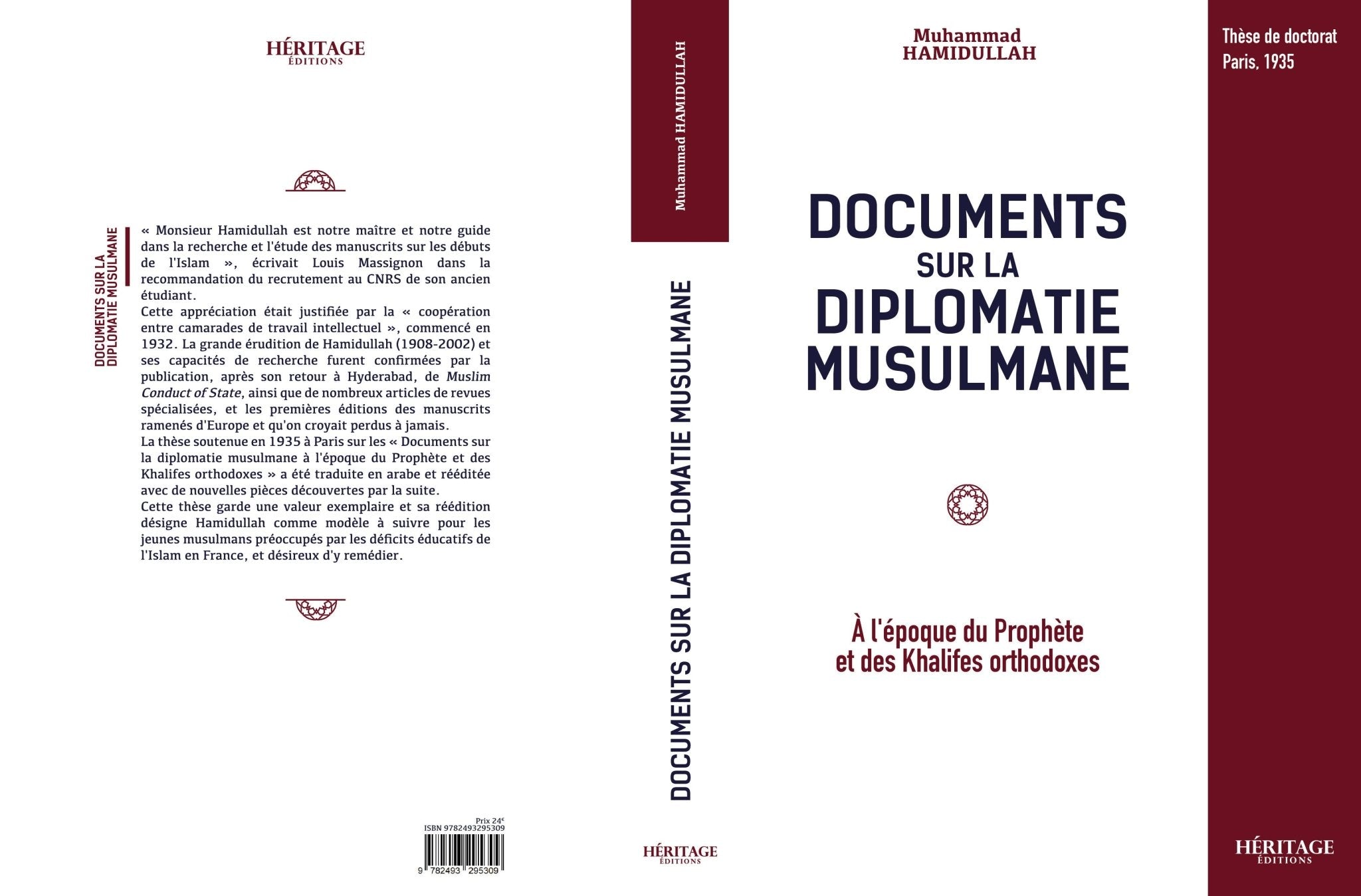 Documents sur la diplomatie musulmane - Livres par édition par Al - Bayyinah disponible chez Al - imen