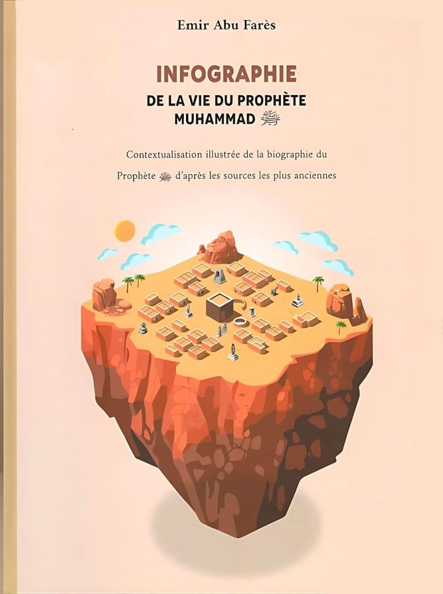 Infographie de la vie du prophète Muhammad par Emir Abu Fares Al-imen Livre Islam 9791041536290 Librairie Musulmane Al-imen
