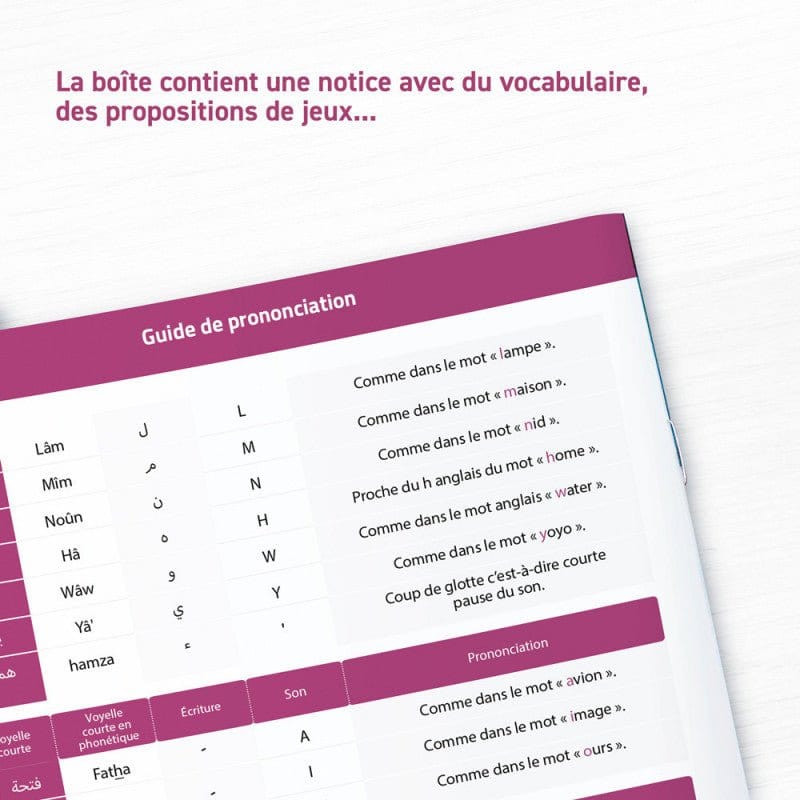 J'apprends l'Alphabet Arabe (56 pièces de Puzzle à assembler) Educatfal Jeu Islam 9782956359265 Librairie Musulmane Al-imen