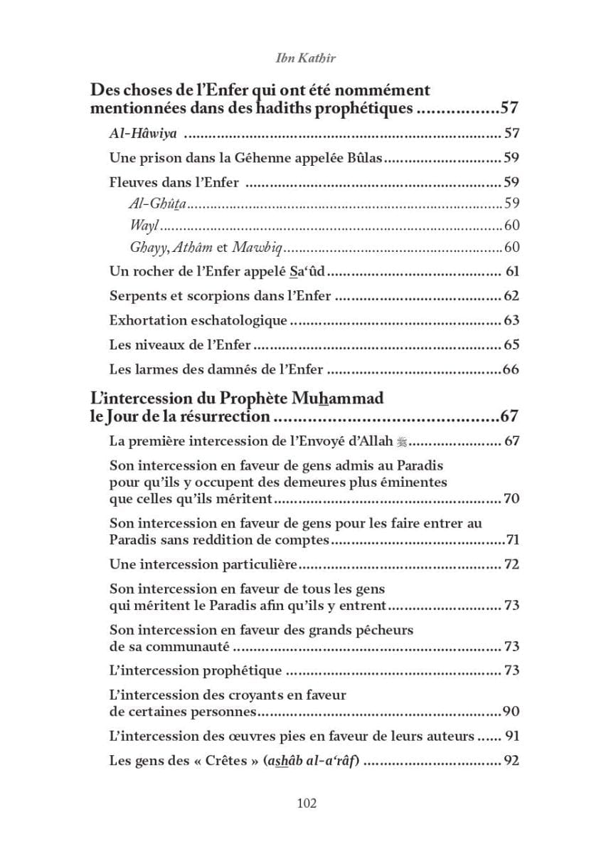 La description authentique de l'Enfer & ses supplices par Ibn Kathîr Al-Hadîth Livre > Islam 9782875453839 Librairie Musulmane Al-imen