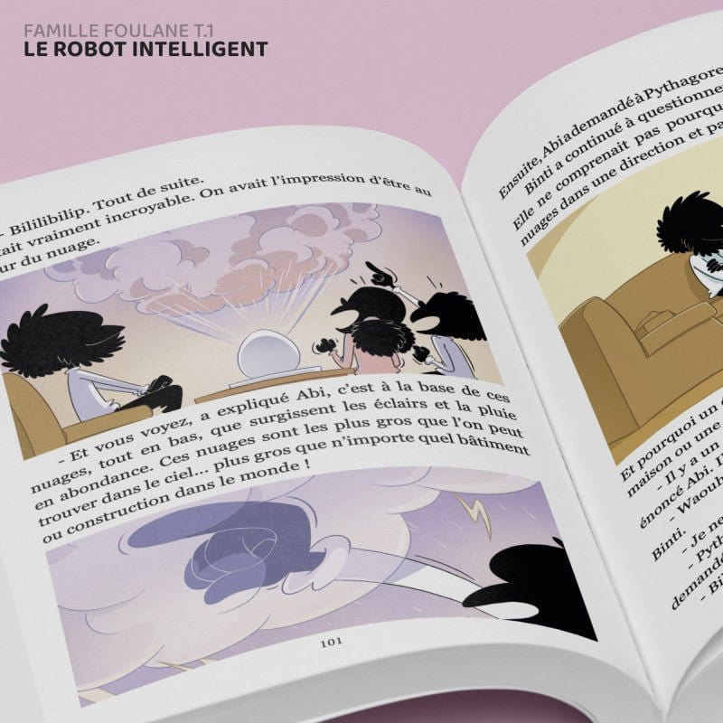 La Famille Foulane (Tome1) - Le Robot Intelligent  BDouin BDouin Livre Islam Enfant 9789998797871 Librairie Musulmane Al-imen