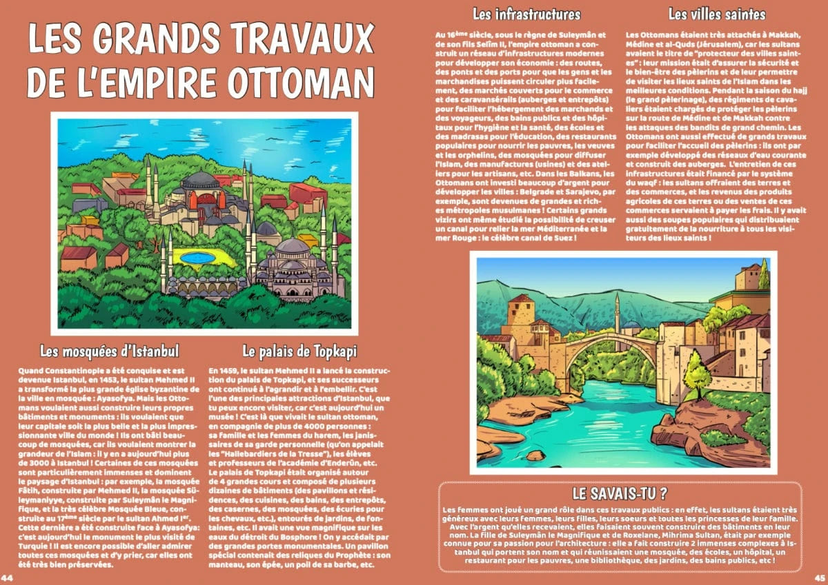 La petite histoire des Ottomans par ‘Issa Meyer et Robi Dalimonte Ribât Livre Islam Enfant 9782491948702 Librairie Musulmane Al-imen
