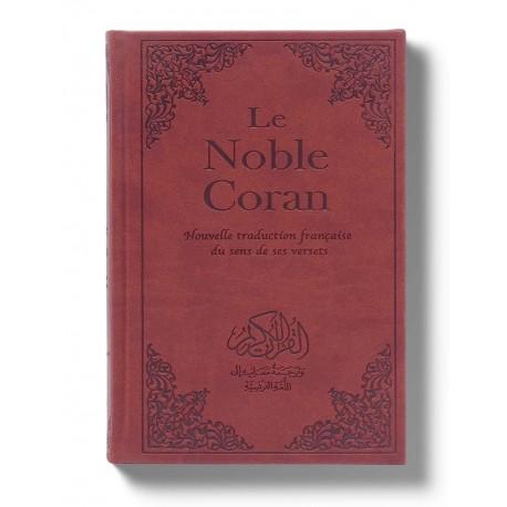 Le Noble Coran Bilingue : Nouvelle Traduction française du Sens de ses Versets Marron - Coran par Tawhid disponible chez Al - imen