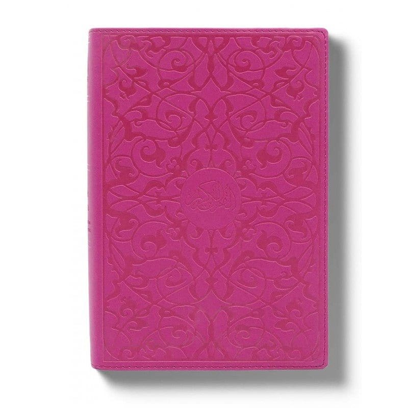 Le Noble Coran (Luxe/ Grand format/souple/tranche argenté)  Traduction Professeur Mohamed Chiadmi - Edition Tawhid Tawhid Coran Rose / Pages argentées 9782848621302 Librairie Musulmane Al-imen