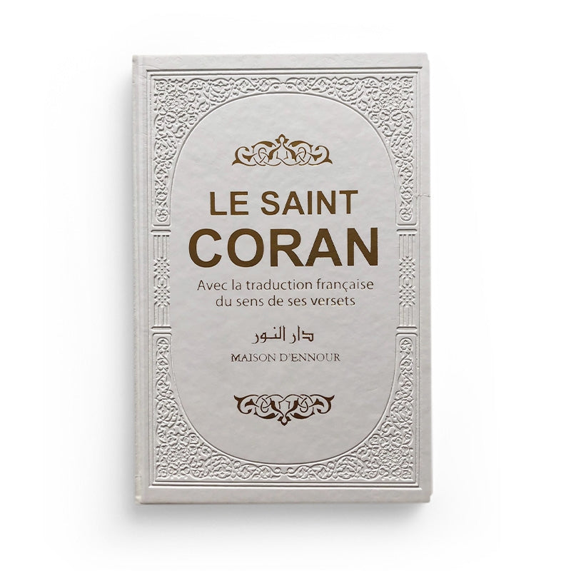 Le saint coran avec la traduction française du sens de ses versets (AR-FR) - arc-en-ciel - BLANC - Maison d'ennour