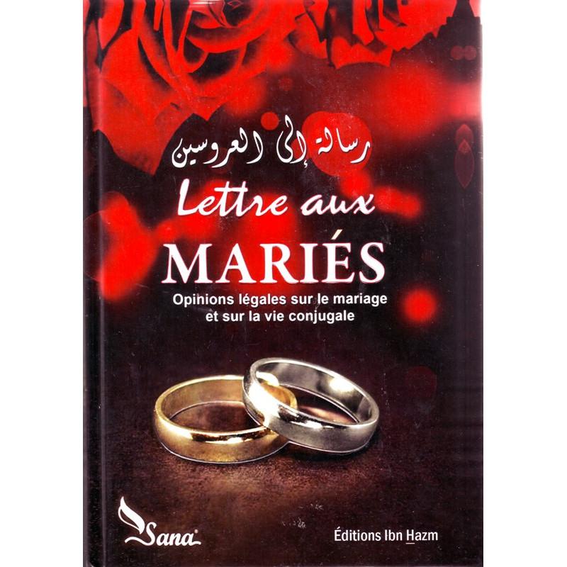 Lettre aux mariés Ibn Hazm Livre Islam Mariage 9789959854858 Librairie Musulmane Al-imen