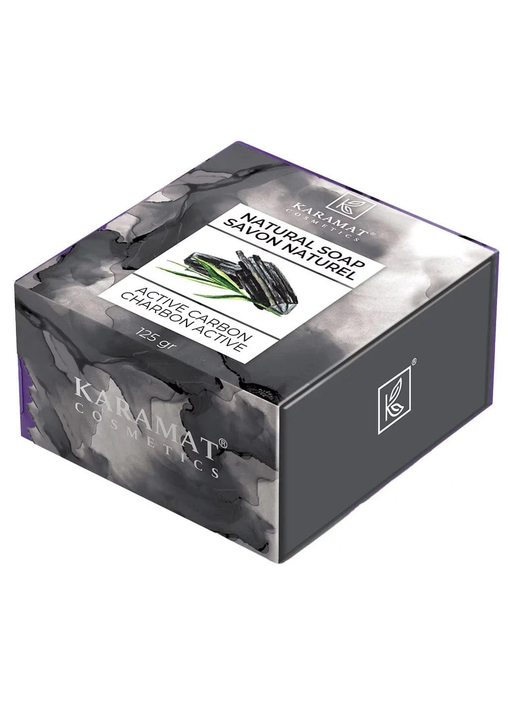 Savon Naturel au charbon actif 125GR - Karamat Cosmetics Karamat Collection Bien-être et Santé 7122214512940 Librairie Musulmane Al-imen