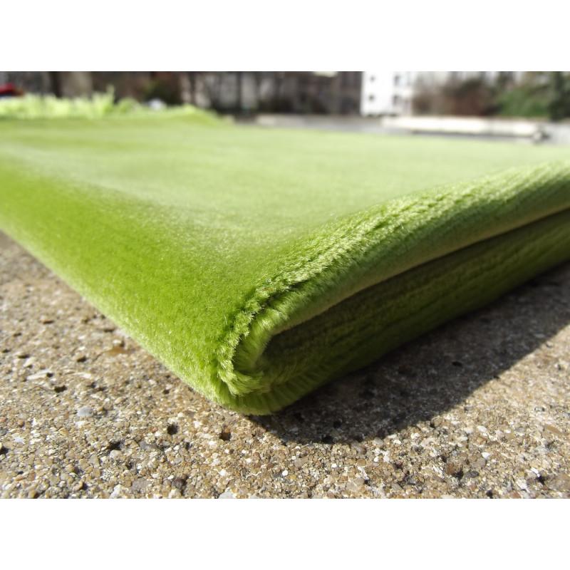 Tapis de Prière Velours Luxe couleur unie - VERT PASTEL Al - imen