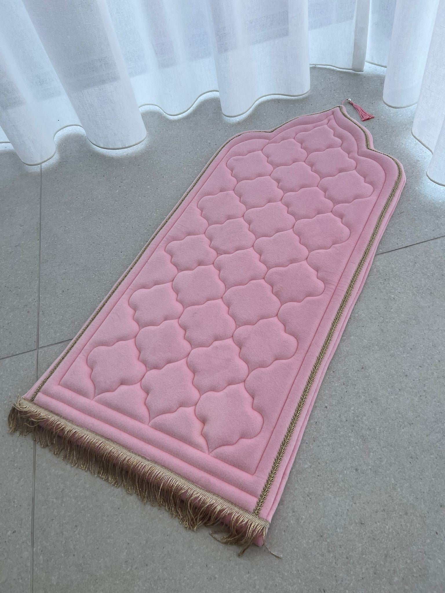 Petit tapis de prière nuage Rose | Amani